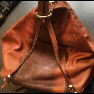 Liz Claiborne leather satchel/backpack